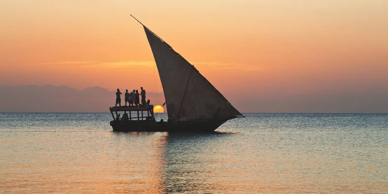Sunset on the Indian Ocean